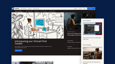 Experience Platform for Dropbox
